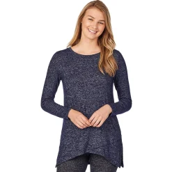 SoftKnit Long Sleeve Crossover Tunic