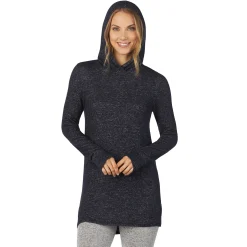 SoftKnit Long Sleeve Tunic Hoodie