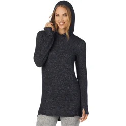 SoftKnit Long Sleeve Tunic Hoodie