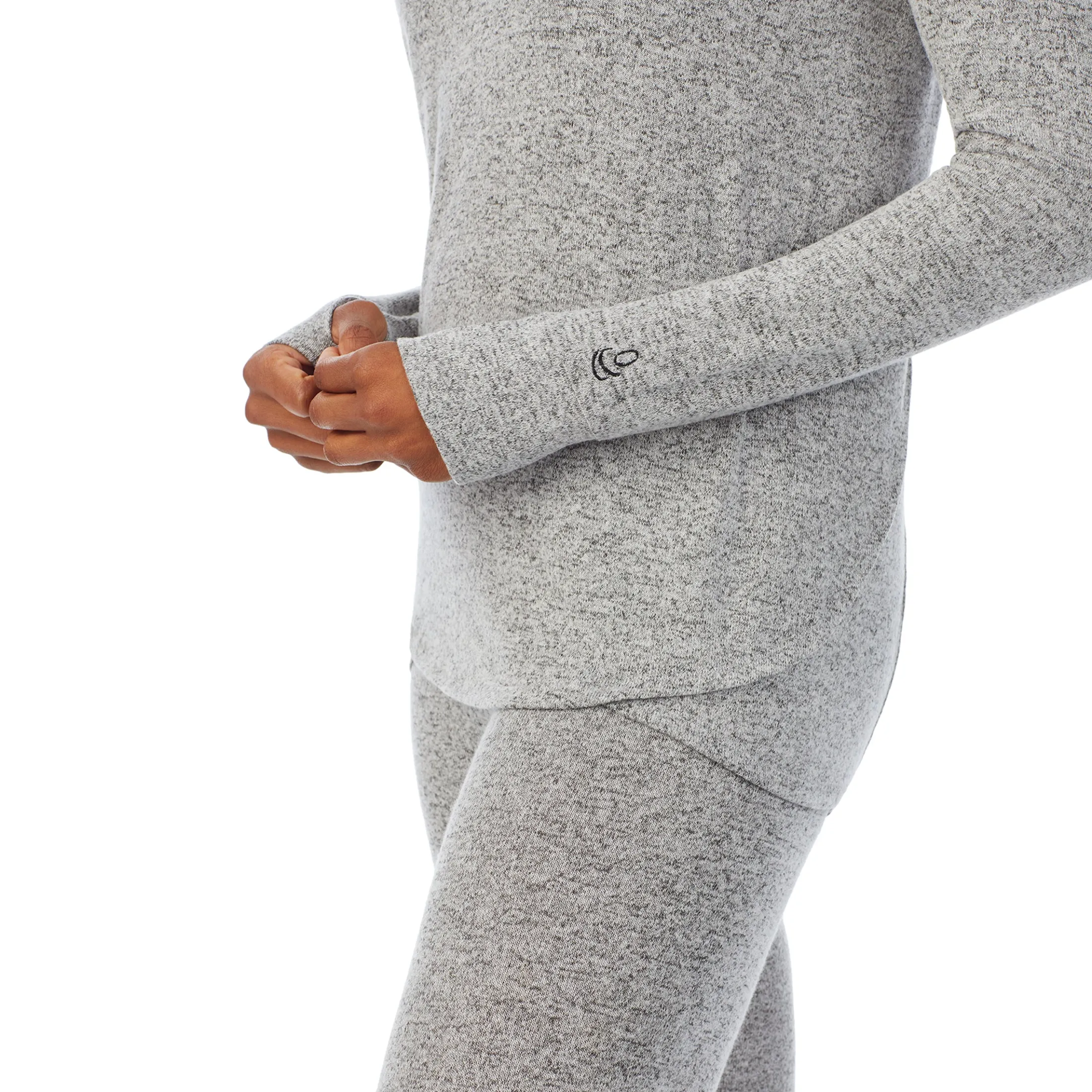 SoftKnit Long Sleeve Tunic Hoodie