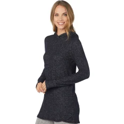 SoftKnit Long Sleeve Tunic Hoodie