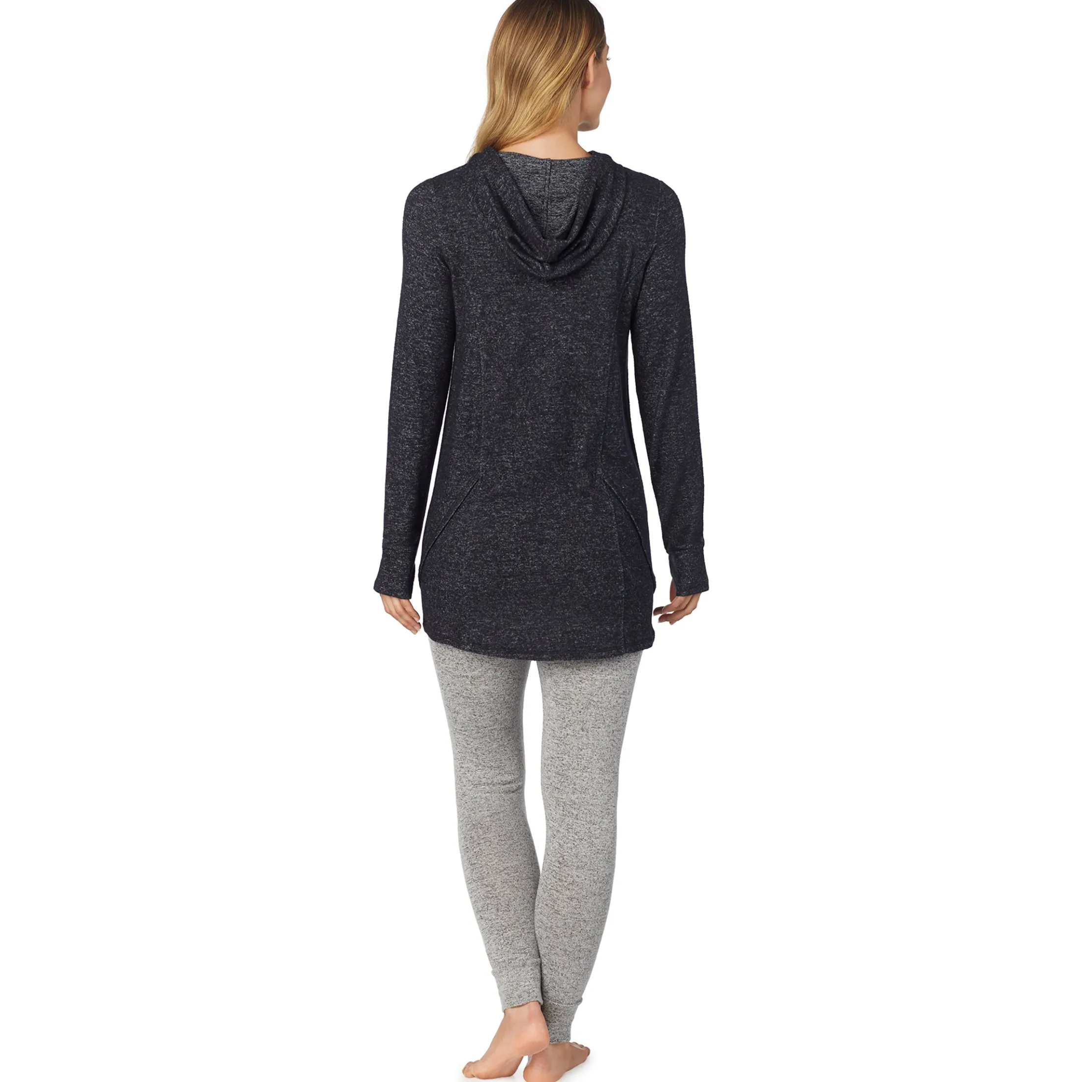 SoftKnit Long Sleeve Tunic Hoodie