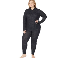 SoftKnit Long Sleeve Tunic Hoodie PLUS