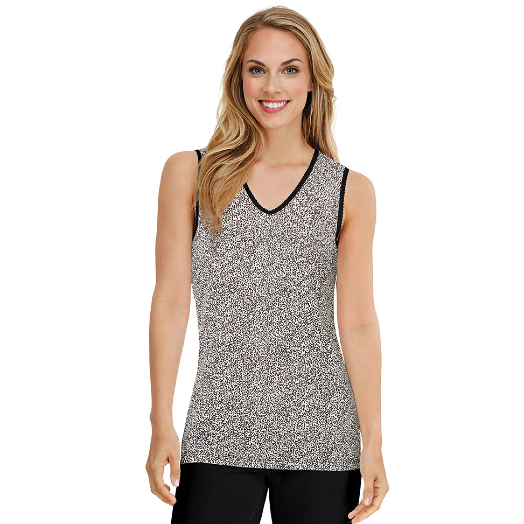 Softwear Lace Edge V-Neck Tank