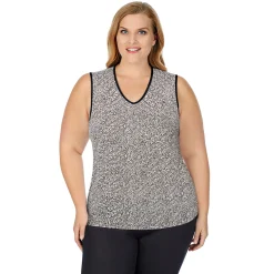 Softwear Lace Edge V-Neck Tank PLUS