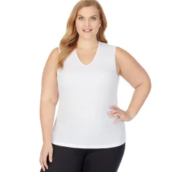 Softwear Lace Edge V-Neck Tank PLUS