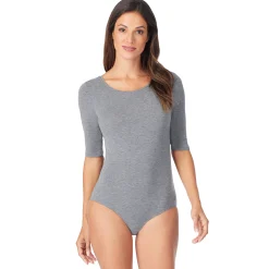 Softwear With Stretch Elbow Sleeve Bodysuit