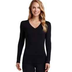 Softwear With Stretch Long Sleeve V-Neck PETITE