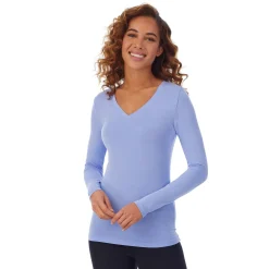 Softwear With Stretch Long Sleeve V-Neck PETITE