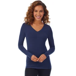 Softwear With Stretch Long Sleeve V-Neck PETITE