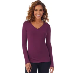 Softwear With Stretch Long Sleeve V-Neck PETITE