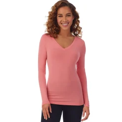 Softwear With Stretch Long Sleeve V-Neck PETITE