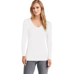Softwear With Stretch Long Sleeve V-Neck PETITE