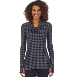 Softwear With Stretch Long Sleeve Cowl Tunic