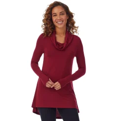 Softwear With Stretch Long Sleeve Cowl Tunic