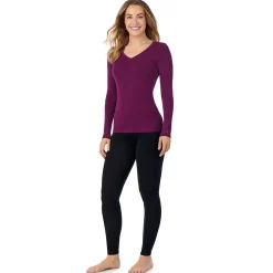 Softwear With Stretch Long Sleeve V-Neck