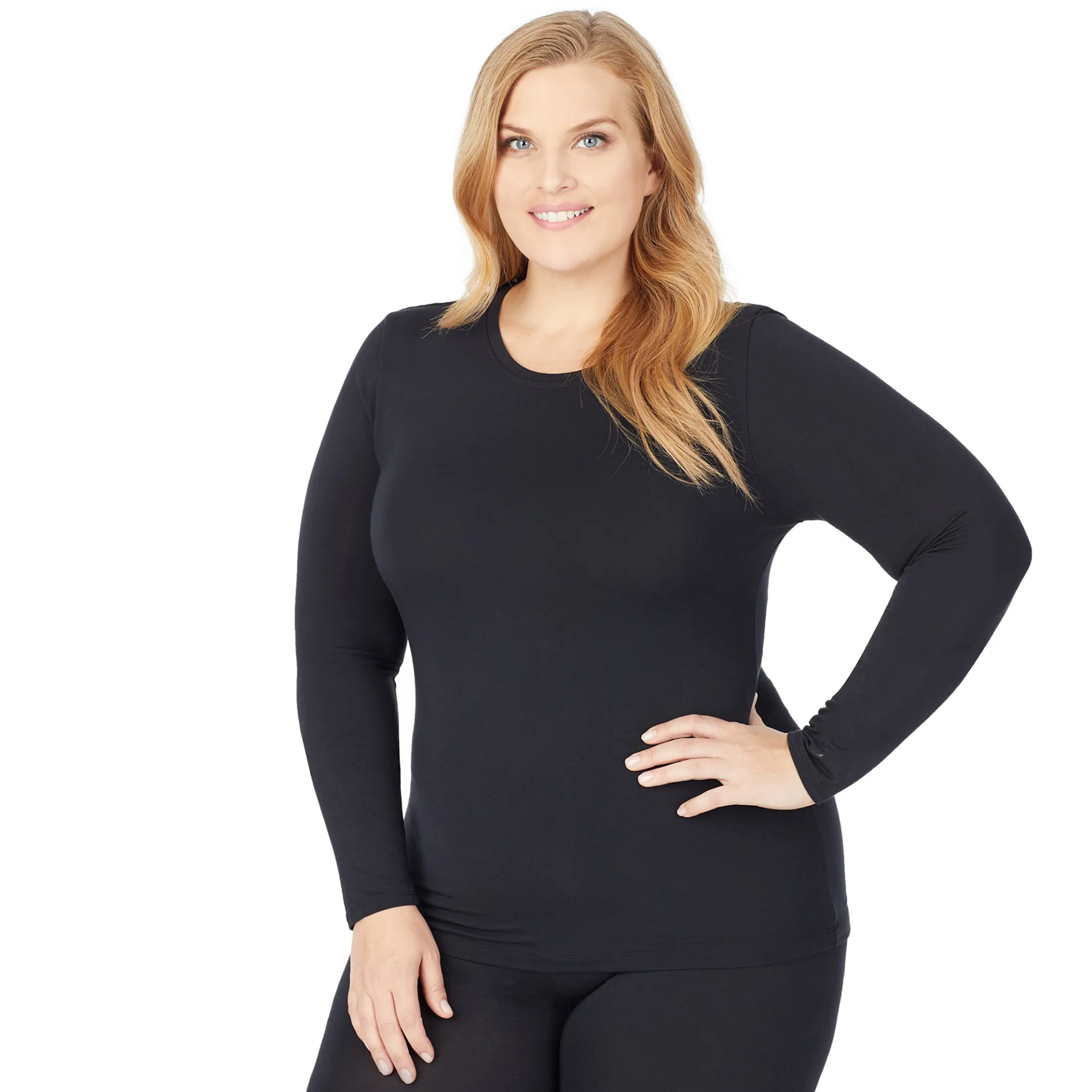 Softwear With Stretch Long Sleeve Crew PLUS