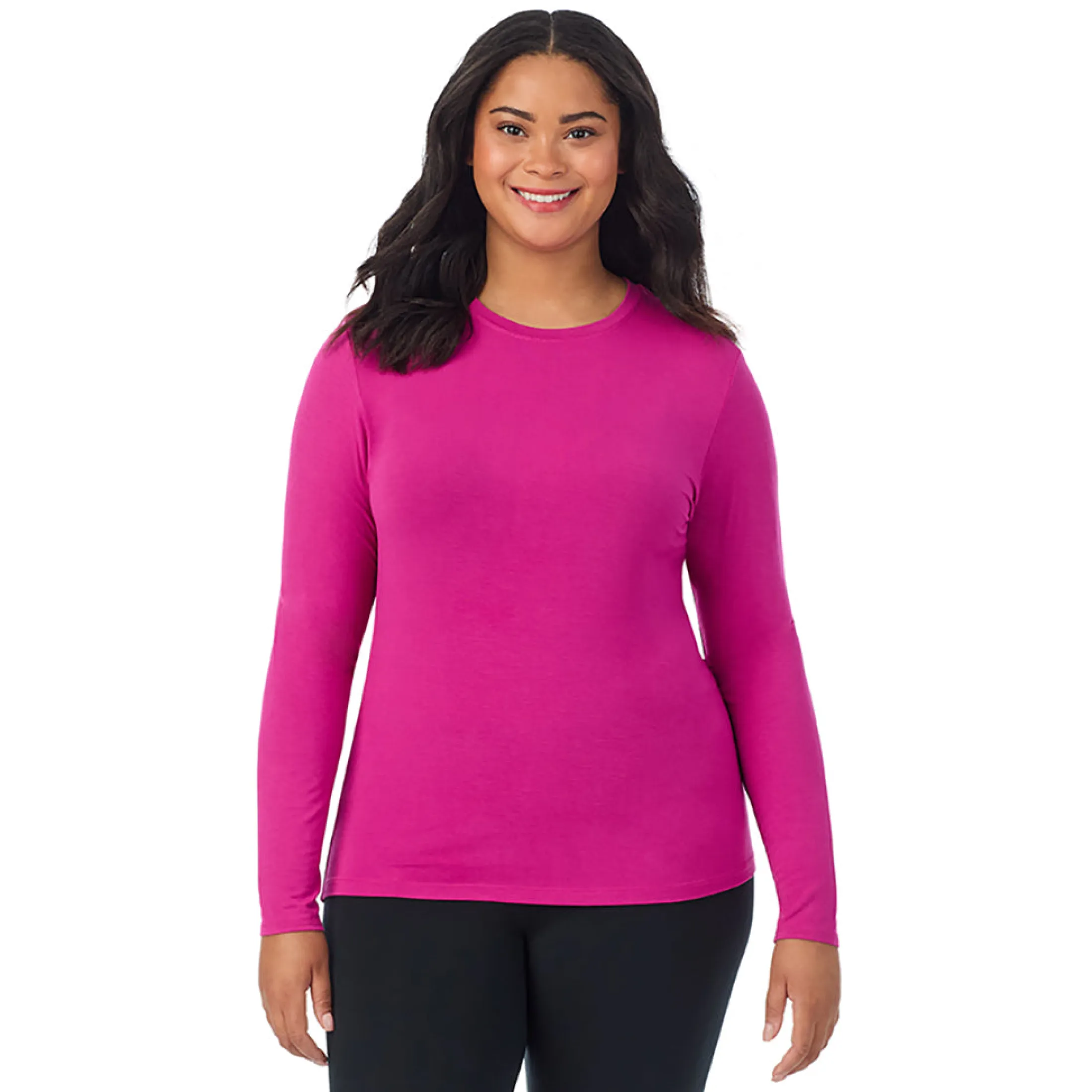 Softwear With Stretch Long Sleeve Crew PLUS