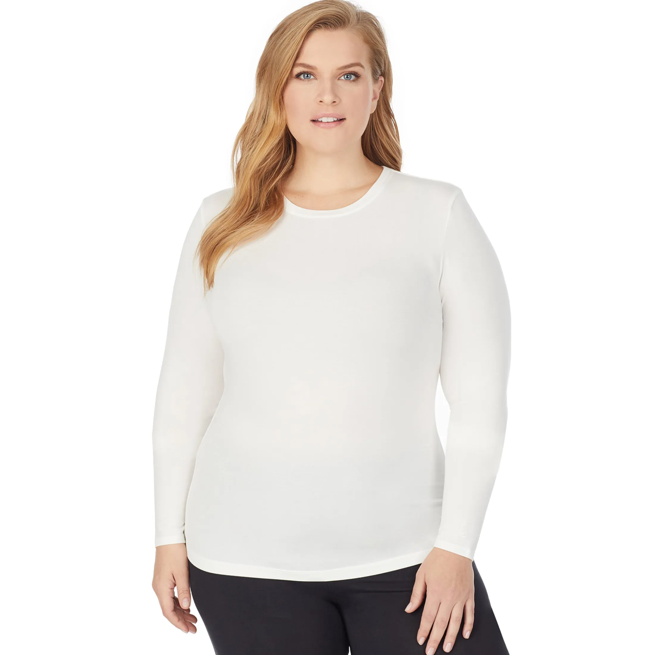 Softwear With Stretch Long Sleeve Crew PLUS