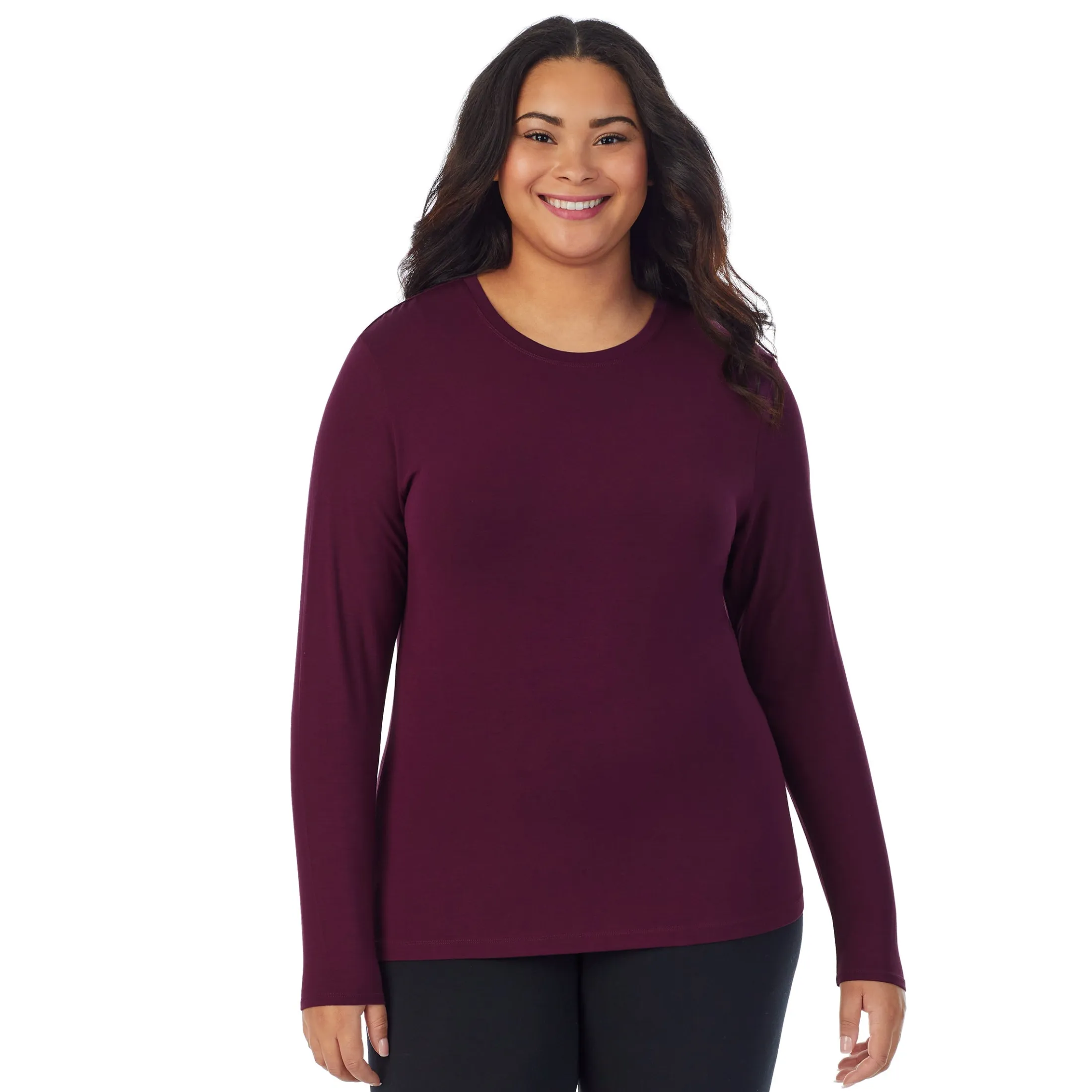 Softwear With Stretch Long Sleeve Crew PLUS