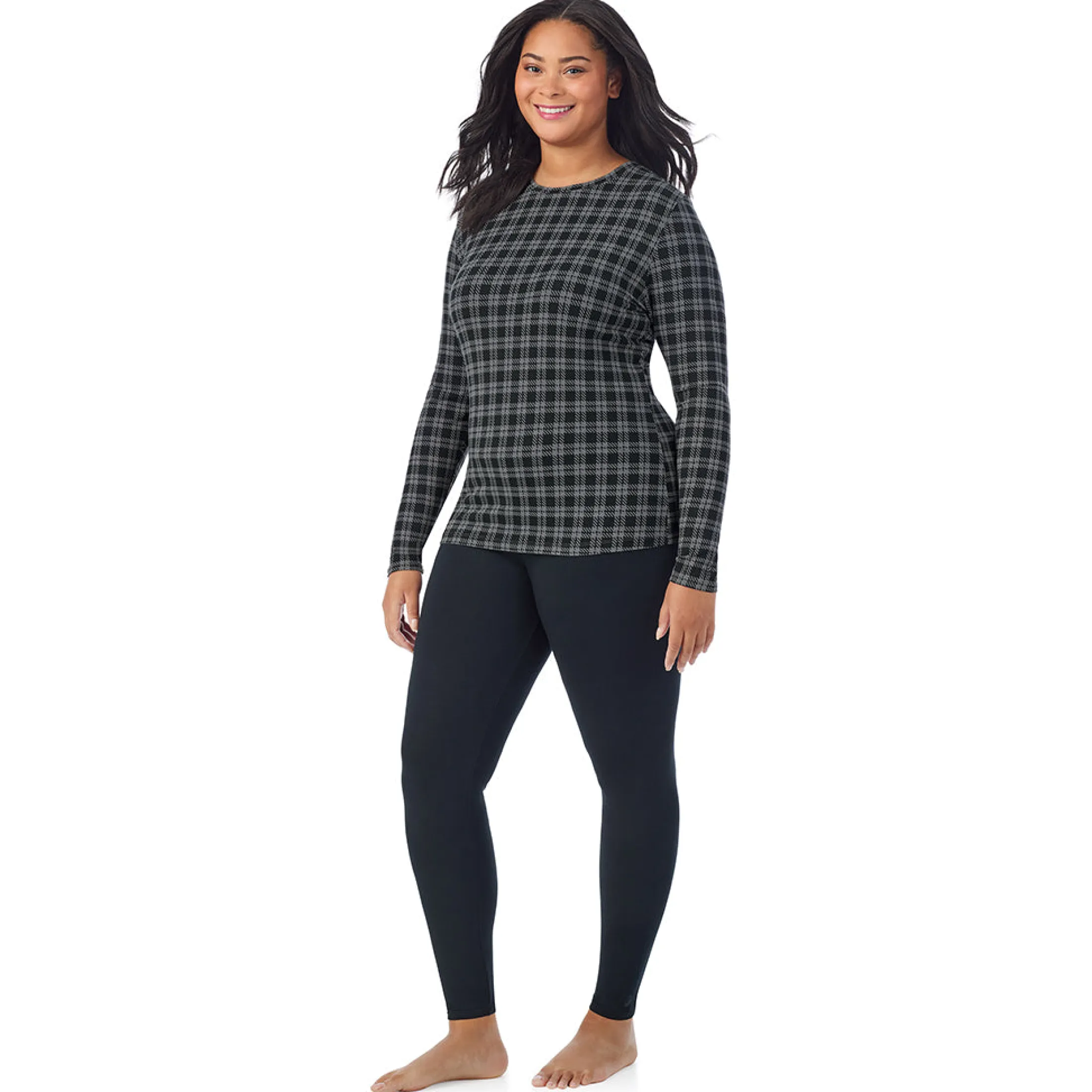 Softwear With Stretch Long Sleeve Crew PLUS