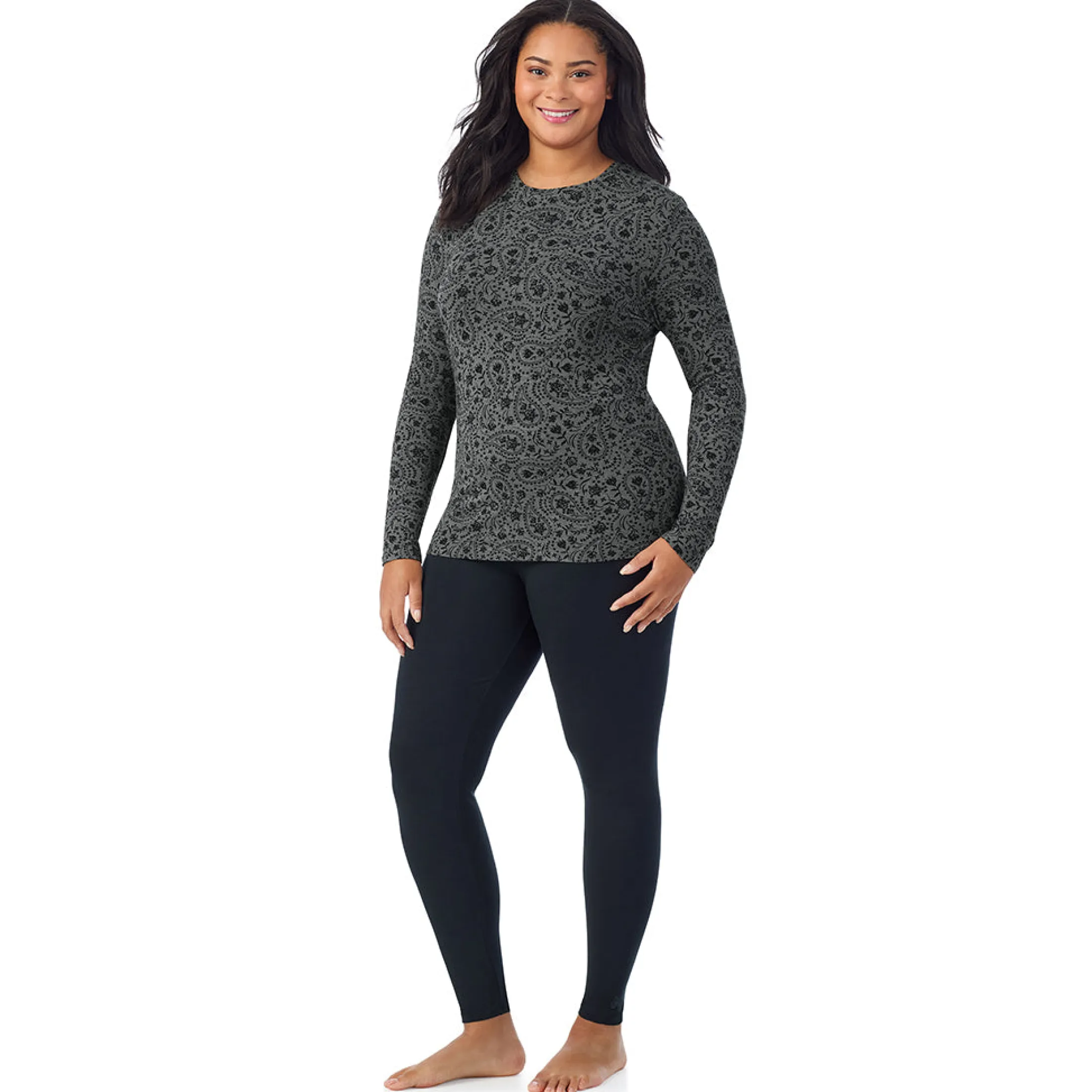 Softwear With Stretch Long Sleeve Crew PLUS