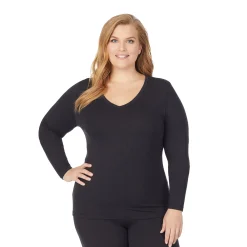 Softwear With Stretch Long Sleeve V-Neck PLUS