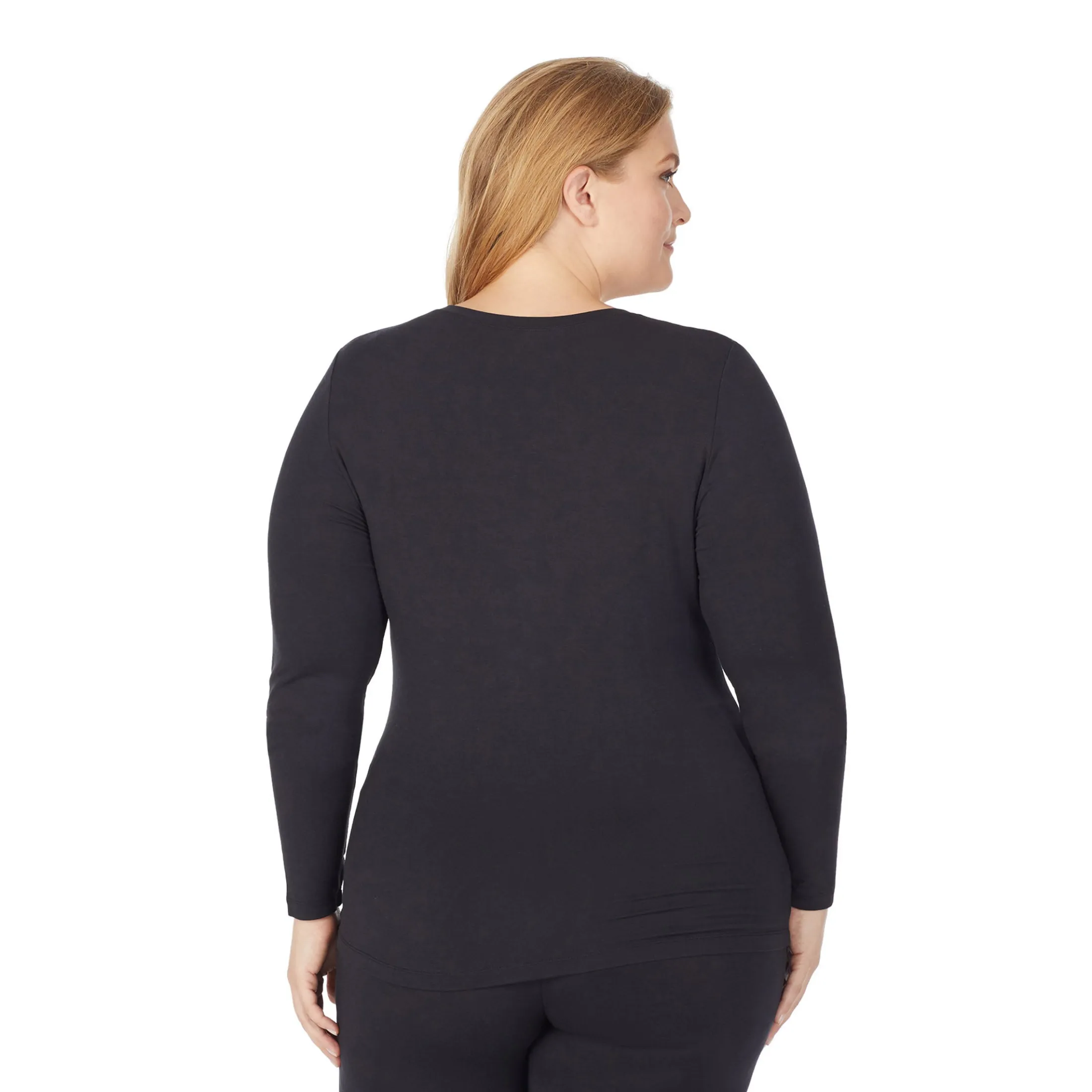 Softwear With Stretch Long Sleeve V-Neck PLUS