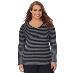 Softwear With Stretch Long Sleeve V-Neck PLUS