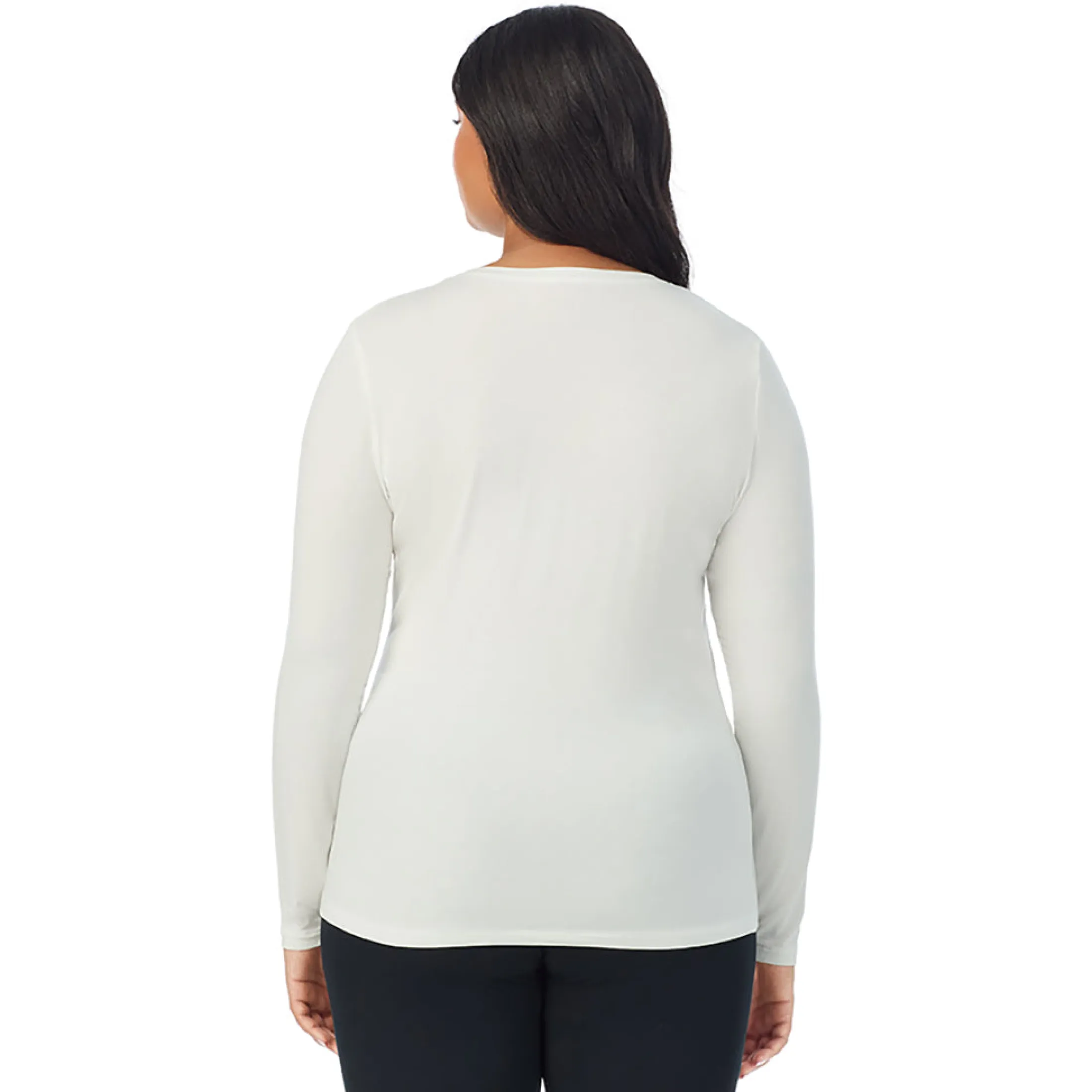 Softwear With Stretch Long Sleeve V-Neck PLUS