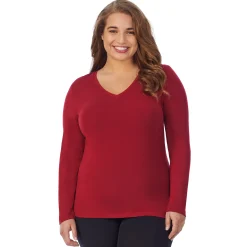 Softwear With Stretch Long Sleeve V-Neck PLUS