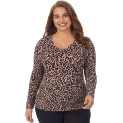 Softwear With Stretch Long Sleeve V-Neck PLUS