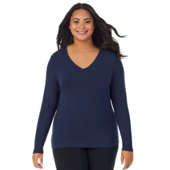 Softwear With Stretch Long Sleeve V-Neck PLUS