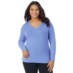 Softwear With Stretch Long Sleeve V-Neck PLUS