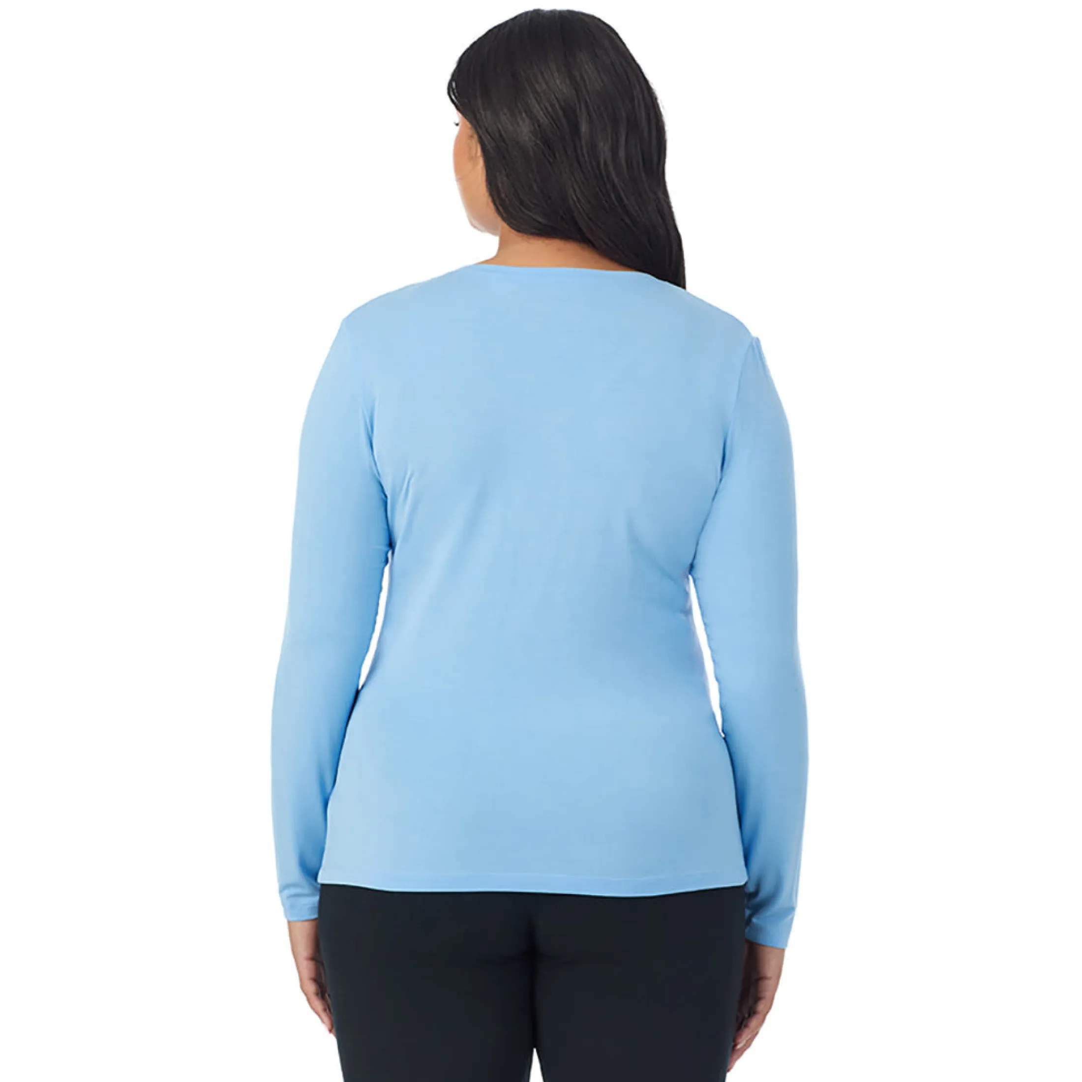 Softwear With Stretch Long Sleeve V-Neck PLUS
