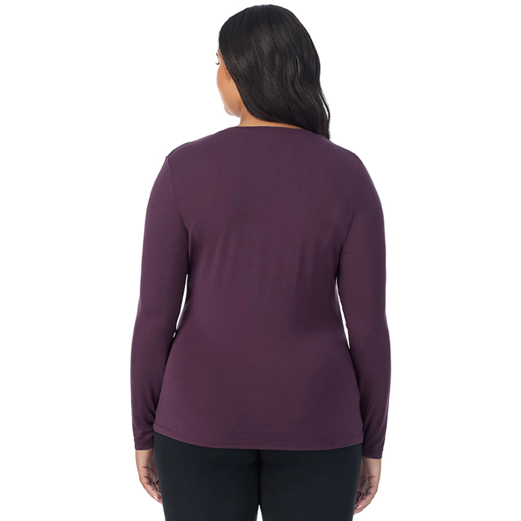 Softwear With Stretch Long Sleeve V-Neck PLUS