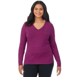 Softwear With Stretch Long Sleeve V-Neck PLUS