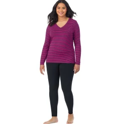 Softwear With Stretch Long Sleeve V-Neck PLUS