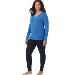 Softwear With Stretch Long Sleeve V-Neck PLUS
