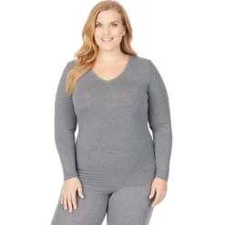 Softwear With Stretch Long Sleeve V-Neck PLUS