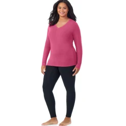 Softwear With Stretch Long Sleeve V-Neck PLUS