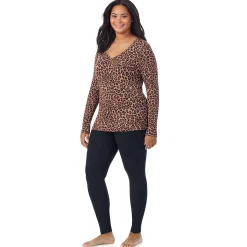 Softwear With Stretch Long Sleeve V-Neck PLUS