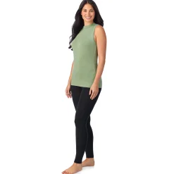 Softwear With Stretch Mock Neck Tank