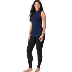 Softwear With Stretch Mock Neck Tank