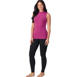 Softwear With Stretch Mock Neck Tank
