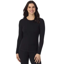 Stretch Rib Long Sleeve Crew