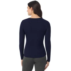 Stretch Rib Long Sleeve Crew