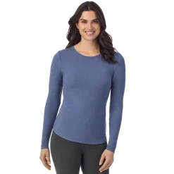 Stretch Rib Long Sleeve Crew