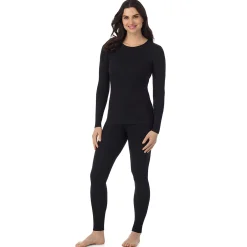 Stretch Rib Long Sleeve Crew