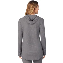 Stretch Thermal Long Sleeve Hoodie Tunic